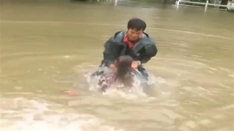 Woman and dogs rescued from stranded vehicle after …