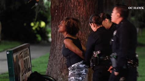 Woman arrested near burning car after allegedly slamming into Los Feliz businesses