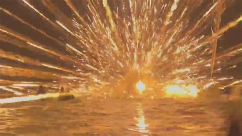 Woman burned from Dana Point fireworks mishap that was caught on video