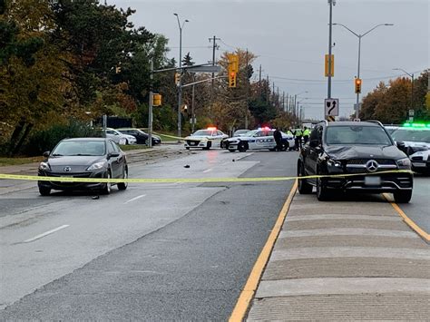 Woman critically injured when struck by vehicle in Mississauga