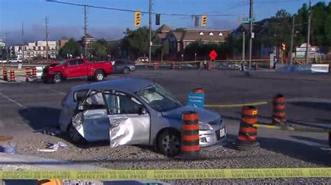 Woman dead after 3-vehicle crash in Vaughan