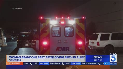 Woman gives birth in Ventura alley, runs away without child