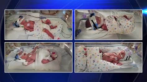 Woman gives birth to 1st quadruplets delivered at HCA Florida Mercy Hospital