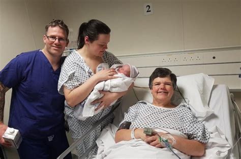 Woman gives birth to grandchild Life