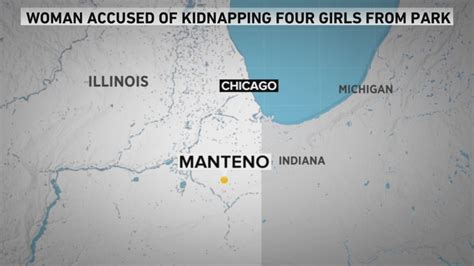 Woman kidnaps 4 girls at knifepoint from Manteno park: police
