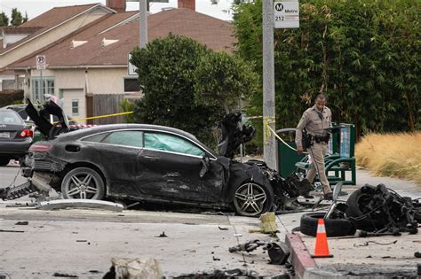 Woman killed, 1 arrested in violent 7-vehicle East L.A. crash