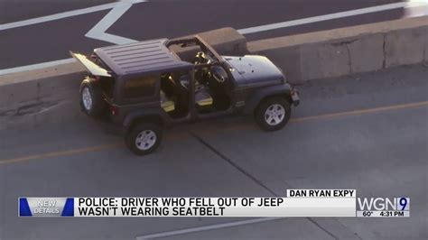 Woman killed after falling out of Jeep onto Dan Ryan was not wearing seat belt: ISP