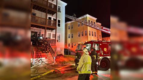 Woman rescued from Boston blaze that sent firefighter, 2 residents to hospital