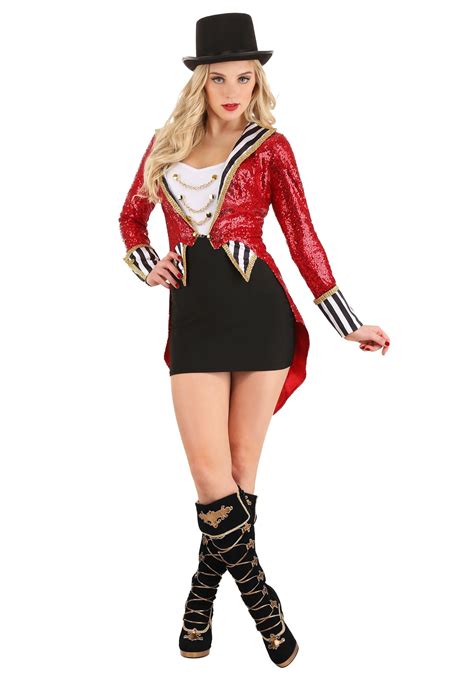 Woman ringmaster costume. Feb 28, 2023 · Features: Ringmaster Costume for Women 3pcs features 1 x bodysuit,1 x cape and 1 x belt,sexy role-playing costumes halloween red circus sets. Occasions: This circus costume women is great for Halloween, themed party, dress up party, school girl party, dress-up party, stage performances,Christmas,role play, costume ball, exy circus costume women ... 
