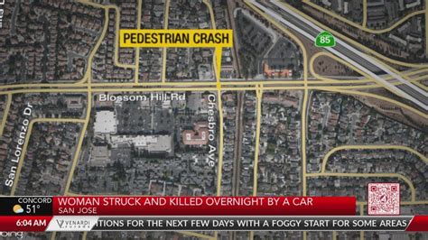Woman struck and killed by car, San Jose’s 24th pedestrian death of the year