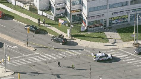 Woman struck by vehicle in Etobicoke, serious injuries