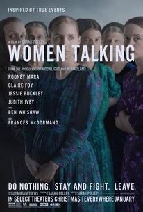 All Women Talking Videos. Women Talking: Movie Clip - Doesn't Matter What I Think 0:46 Added: January 17, 2023. Women Talking: Movie Clip - Ruth and Cheryl 0:47 Added: January 13, 2023. Women ... . 