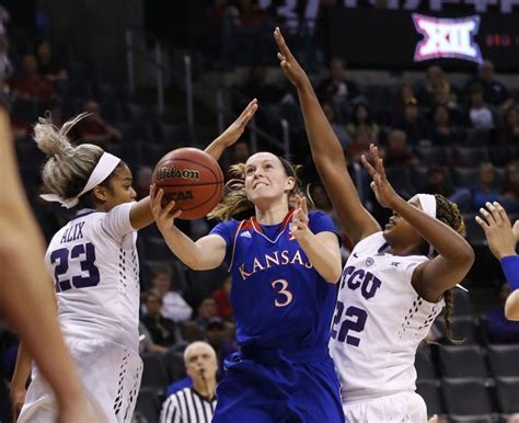 Her two first-half blocks gave her 200 for her Kansas career, making her just the third player in KU women’s basketball history to eclipse 200 blocks for a career.. 