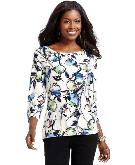 Terez (8) The North Face (17) The Simple Folk (6) The Standard Stitch (8) The Victory (2) Shop online at Macys.com for the latest women's CeCe, tunics, blouses, halter tops & more with free shipping and curbside pickup available!. Women's tops at macy's
