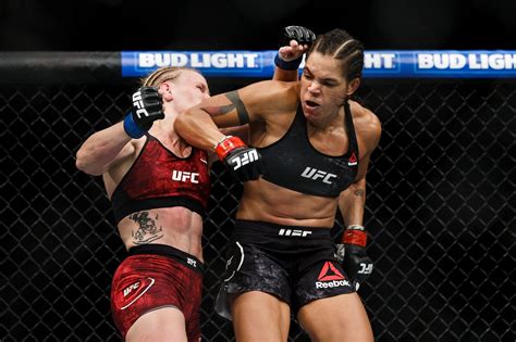 Women%27s ufc fights. Julianna Pena shocks the MMA world, upsets Amanda Nunes at UFC 269. Julianna Pena defeats Amanda Nunes to win the UFC women's bantamweight title, one of the biggest upsets in UFC history. 