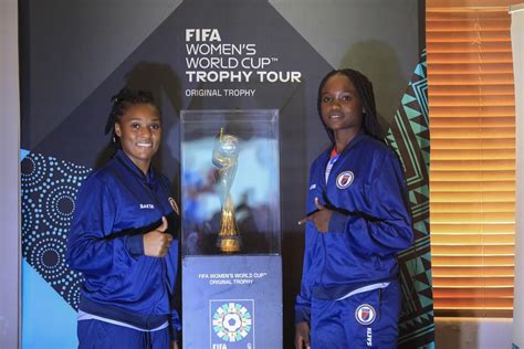Women’s World Cup trophy gets quick, guarded visit in Haiti