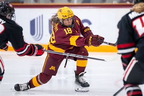 Women’s hockey: Abbey Murphy’s hat trick leads Gophers’ rout of St. Thomas at Xcel Energy Center