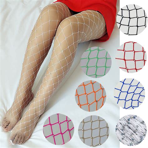 Women Sexy Fishnet Net Mesh Socks Stockings Black Lace …