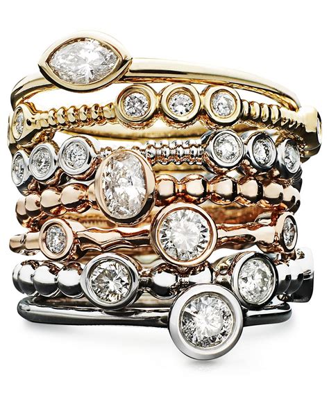 Women Stackable Rings - Macy