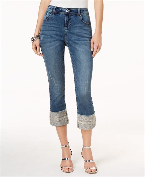 Women petite jeans. Women's Flared-Leg Sailor Jeans, Regular & Petite $145.00 Now $87.00 