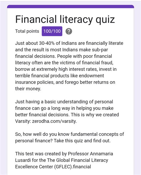 Women should take this quiz to check their financial literacy