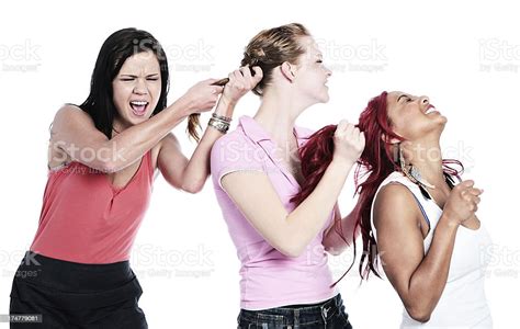 Women tear out each other