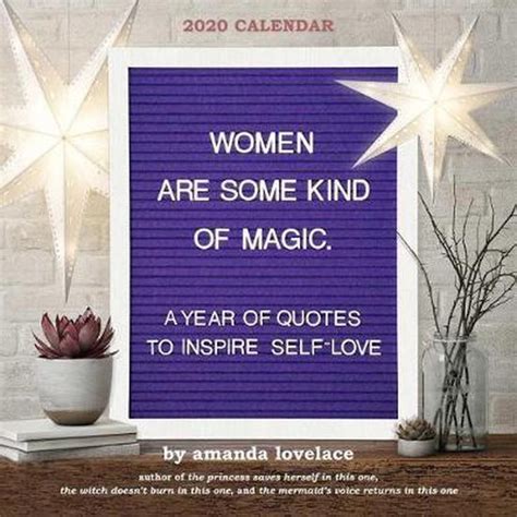 Read Online Women Are Some Kind Of Magic 2020 Wall Calendar A Year Of Quotes To Inspire Selflove By Amanda Lovelace