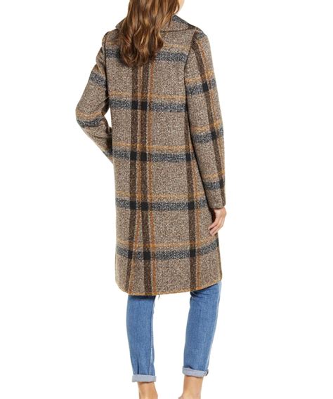 Womens Brown Plaid Coats & Jackets - Outerwear, Clothing