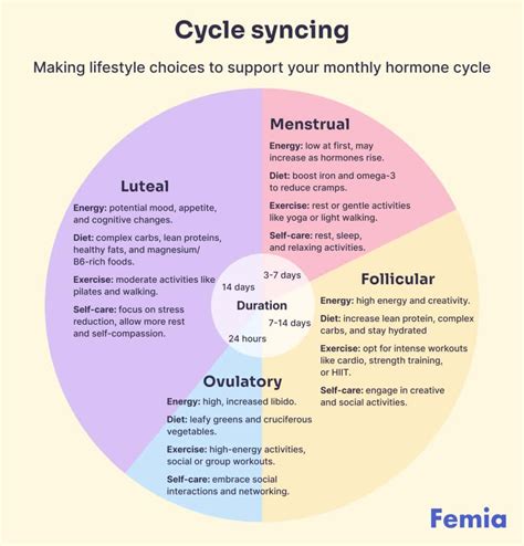 Womens Cycles Chart