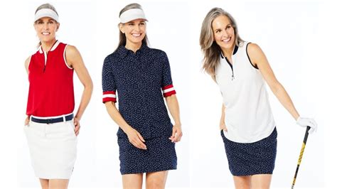 Womens Golf Clothes Polos, Trousers, Jumpers, Shorts