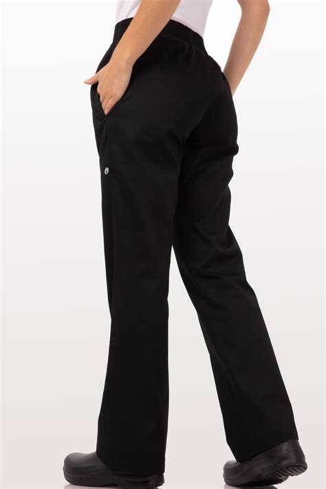 Womens chef pants. 62,95 € VAT excl. 75,54 € VAT incl. 1. 2. Buy Chef's Trousers, Kitchen pants and Bottoms to get your job done comfortabaly. These chef trousers designed and made with high quality cloth. 