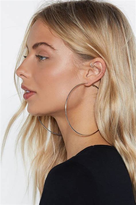 Chunky Gold Hoop Earrings for Women with 925 Sterling Silver Post, 14K Gold Plated Small Thick Gold Hoops Earrings for Women. 4,304. 500+ bought in past month. $1399. List: $17.99. Save 30% with coupon (some sizes/colors) FREE delivery Wed, Oct 18 on $35 of items shipped by Amazon. +4 colors/patterns.. 