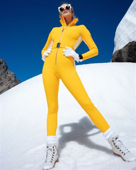 Womens ski suits. Women's Ski Wear Don’t let icy temps get in the way of your favourite sport – our edit of women’s skiwear will have you feeling toasty even if the cold bites. Whether you’re an Alpine aficionado or making ya debut on the slopes, our ski jackets, trousers, and ski suits promise to keep you cosy if you take a tumble in the snow (no ... 