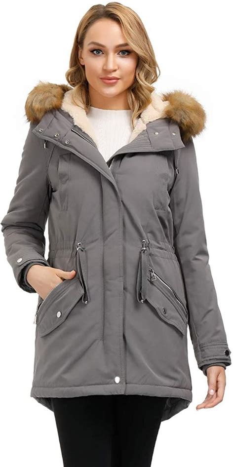Womens winter parka. Women's Parka Coat Winter Warm Parka Jacket Fleece Lined Parka Coat Long Winter Coat with Hood. 436. $4999. List: $74.99. FREE delivery Thu, Mar 21. Or fastest delivery Mon, Mar 18. 