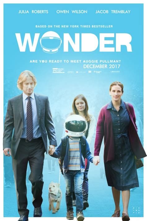 Wonder about movie. Nov 21, 2017 ... Jacob Tremblay put on another great performance as did Julia Roberts who I usually don't like at all. It was a movie that definitely wasn't ... 