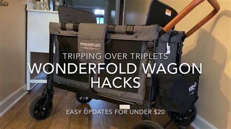 W2 and W4 Magnetic 5-Point Harness4.7. $19.99. Introducing WonderFold’s X4 push and pull quad stroller wagon. Fitting up to 4 passengers, take your baby or kids to the outdoors like the beach, park, and various terrains. Use it as a utility wagon to bring your belongings. . 