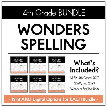 Wonders spelling 4th grade.  Wonders Materials Adaptation Project_Grade ...