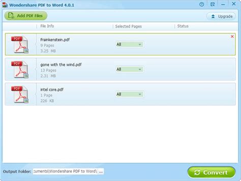 Wondershare PDF to Word Converter for Windows