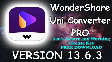 Wondershare UniConverter 13.6.3.2 Crack Full Version