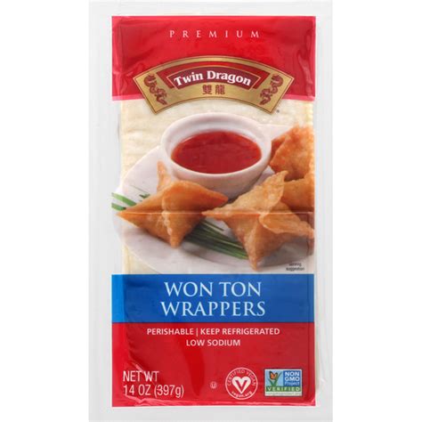 Take 1 piece of wrapper and place 1 tbsp of filling in the middle. Apply water over the ends and fold the wontons in half. Fold 1/4 of the top section down and connect the bottom two edges to form a wonton shape. (Refer to video and picture tutorial). 