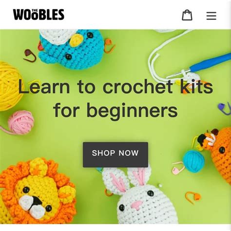 Woobles coupon code. We've got you covered. Our pre-started beginner crochet kits work for both righties and lefties, and all Woobles crochet tutorials have both right-handed and left-handed versions. Size. About 4 in (10.2 cm) tall. As a handmade item, exact size depends on the crocheter. Learn how to crochet a coffee mug with our beginners crochet kit. 