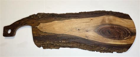 Wood Board With Bark - Etsy