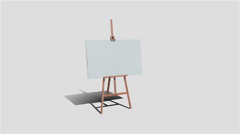 Wood Easel - Buy Royalty Free 3D model by ROH3D