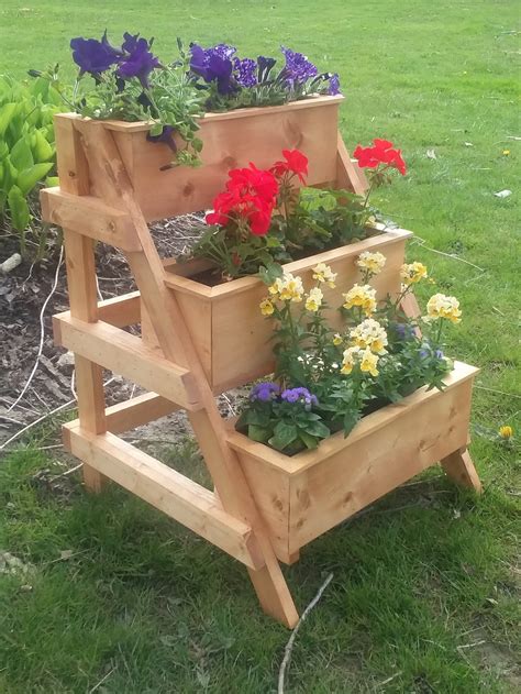 Wood Plant Stand Tiered - Etsy