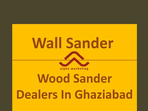 Wood Sanders Instagram Ghaziabad