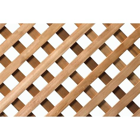 Shop OUTDECO 1/4-in x 24-in x 4-ft Brown E