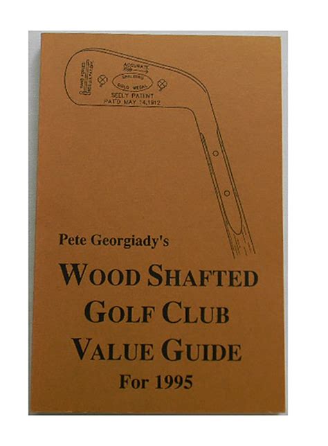Wood shafted golf club value guide 6th edition. - Die neuordnung der ev.-luth. landeskirche in oldenburg in der nachkriegszeit.