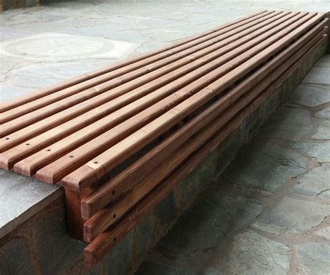 Wood slats for outdoor bench. Recycled Alternative Plastic Bench Slats / Lawn Edging Weather-Resistant & Rot Proof. from £7.50 (VAT exempt) Oak Bench Slats Roundover 2nds. from £2.50 inc VAT. Sapele Bench Slats Roundover 2nds. from £1.95 inc VAT. Our hardwood bench slats are perfect for replacing damaged or rotten bench slats on garden benches. 