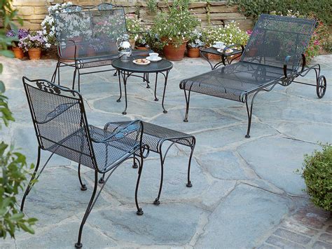 Woodard Briarwood Wrought Iron Lounge Set WRGBLLS