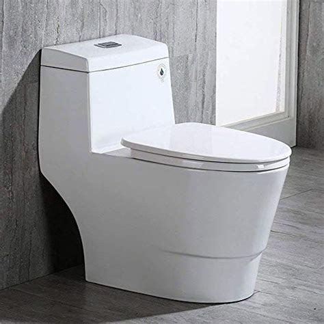 WOODBRIDGE T-0042 One Piece 1.1GPF/1.6 GPF Dual Flush Elongated Toilet with Non-Electric Toilet Seat in White. 4.6. $529 $814. Save $285 (35%) Shipping Options: Free Shipping. Shipping (Shipping) Pick up at Norwalk, CA ... Elongated One Piece Toilet with Advanced Bidet Seat, Chair Height, Smart Toilet Seat with …. Woodbridge one piece toilet